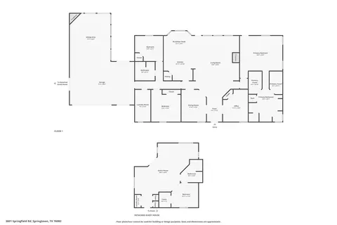 Floorplan - 3601 Springfield Rd, Springtown, TX 76082 photo 1 of 1