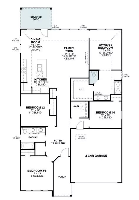 Floorplan - 3612 Birch Ln, Argyle, TX 76226 photo 1 of 1