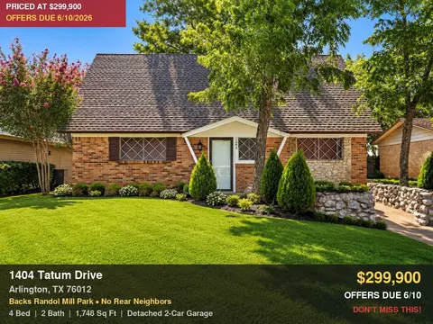 1404 Tatum Dr, Arlington, TX 76012