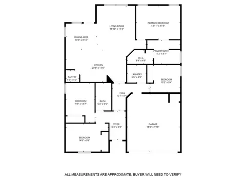 Floorplan - 2916 Brosnan Rd, Lorena, TX 76655 photo 1 of 1