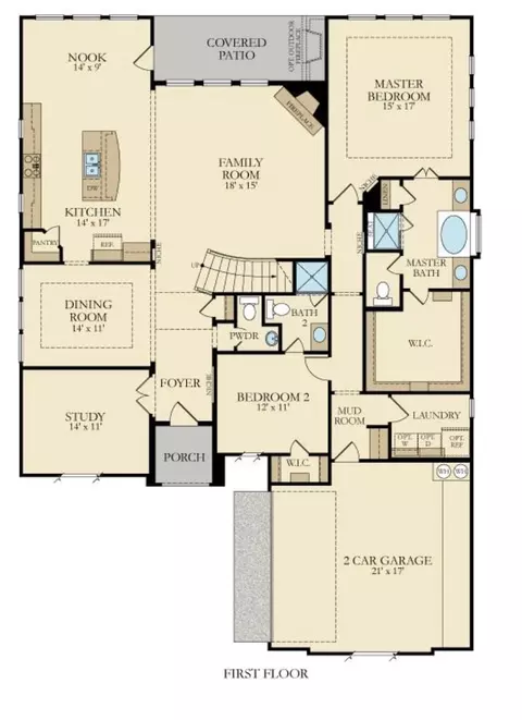 Floorplan - 6524 Elderberry Way, Argyle, TX 76226 photo 1 of 4