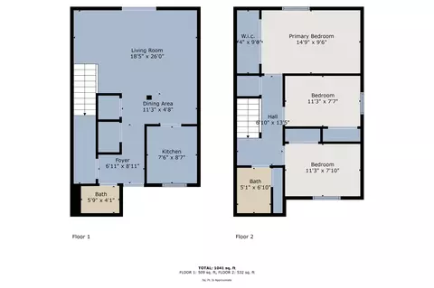 Floorplan - 1500 Lake Shore Dr #404, Waco, TX 76708 photo 1 of 1