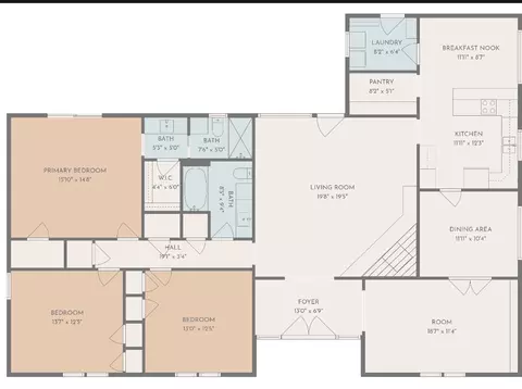 Floorplan - 3300 Loma Vista Dr, Waco, TX 76708 photo 1 of 1