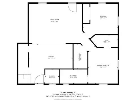 Floorplan - 204 S Main St, Ector, TX 75439 photo 2 of 6