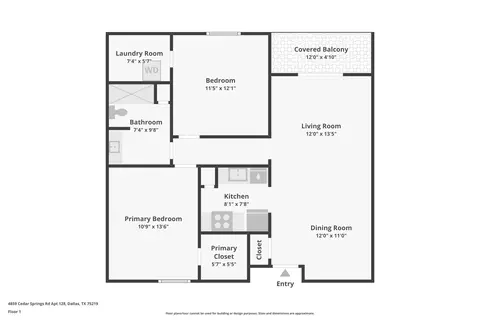 4859 Cedar Springs Rd #128, Dallas, TX 75219