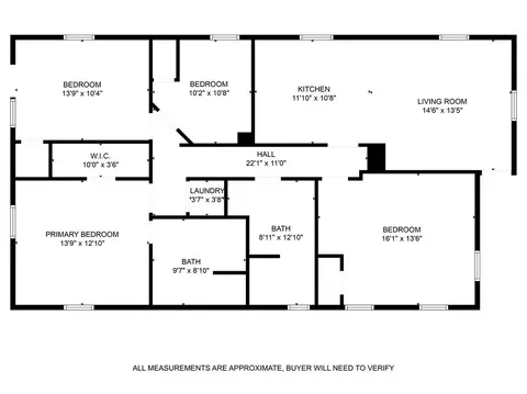 Floorplan - 1713 Reuter Ave, Waco, TX 76708 photo 1 of 1