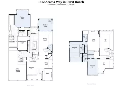 Floorplan - 1812 Acoma Way, Argyle, TX 76226 photo 1 of 1