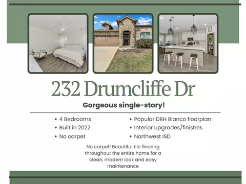 232 Drumcliffe Dr, Haslet, TX 76052