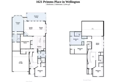 Floorplan - 1621 Primms Pl, Haslet, TX 76052 photo 1 of 1