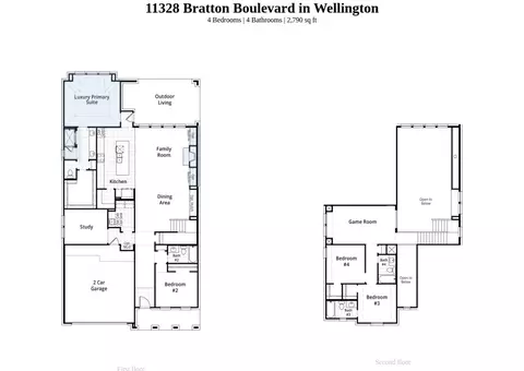 Floorplan - 11328 Bratton Blvd, Haslet, TX 76052 photo 1 of 1