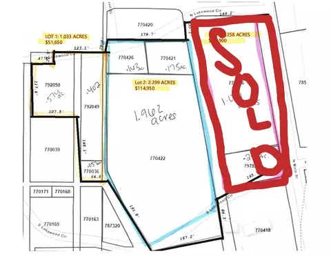 tbd N Lakewood N #LOT 2, Lake Bridgeport, TX 76426