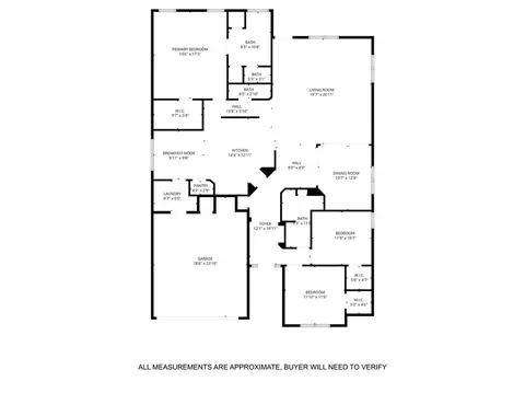 Floorplan - 9801 Shallow Creek Dr, Waco, TX 76708 photo 1 of 1