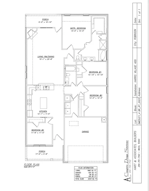 Floorplan - 2509 Yoder Ln, Robinson, TX 76706 photo 1 of 1