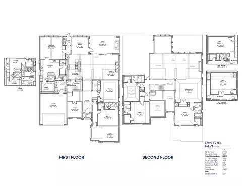 Floorplan - 851 Dahlia Dr, Prosper, TX 75078 photo 1 of 1