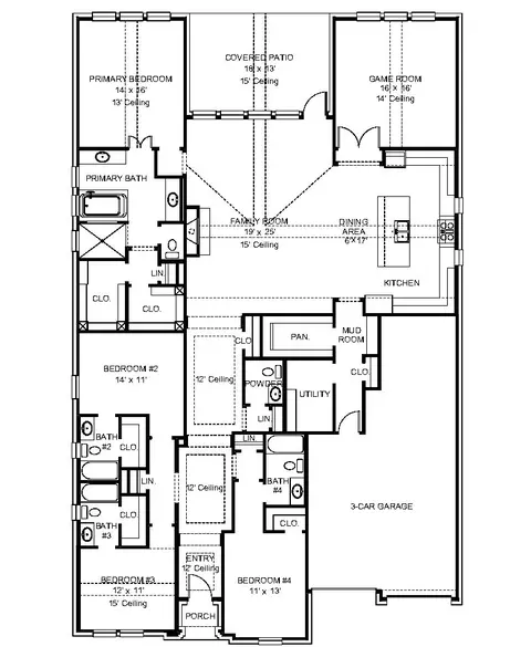 Floorplan - 251 Twilight Dr, Prosper, TX 75078 photo 1 of 1