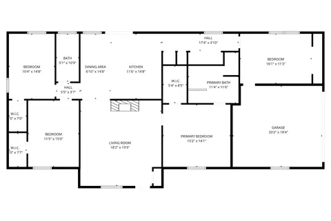 Floorplan - 328 E Vaughn Rd, Cleburne, TX 76031 photo 1 of 2