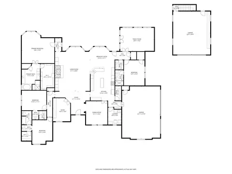 Floorplan - 1741 Silverleaf Ct, Prosper, TX 75078 photo 1 of 1