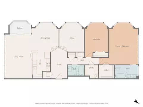 Floorplan - 3030 Mckinney Ave #306, Dallas, TX 75204 photo 1 of 1