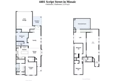 Floorplan - 4401 Script St, Celina, TX 75078 photo 1 of 1