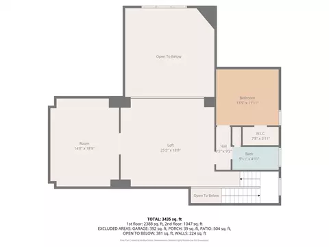 Floorplan - 2025 Eagle Blvd, Haslet, TX 76052 photo 2 of 3