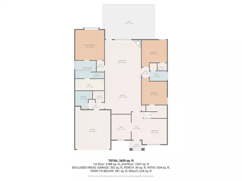 Floorplan - 2025 Eagle Blvd, Haslet, TX 76052 photo 1 of 3