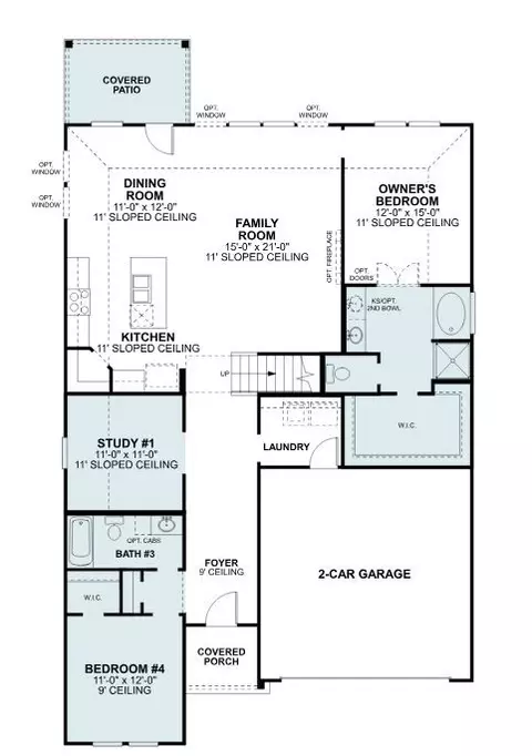 Floorplan - 2904 Tamarack Ln, Argyle, TX 76226 photo 1 of 2