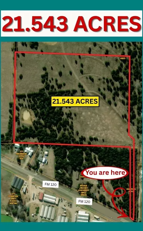 21 W 543 Acres W Fm 120 Hwy, Pottsboro, TX 75076