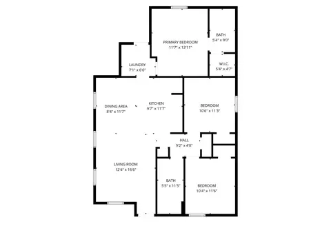 Floorplan - 422 E Shepherd St, Denison, TX 75021 photo 1 of 1
