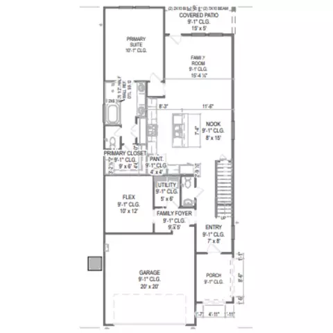 Floorplan - 4869 Dee St, Celina, TX 75009 photo 2 of 2