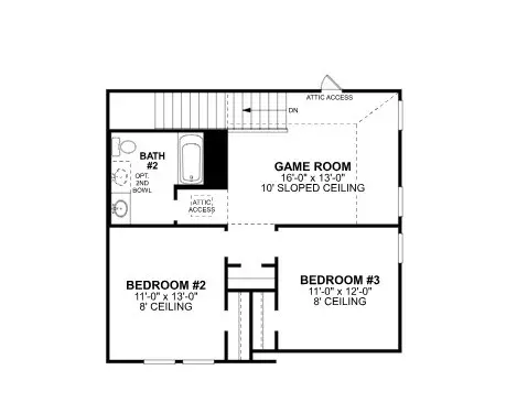 Floorplan - 1000 Stonehaven Ln, Crowley, TX 76036 photo 2 of 2