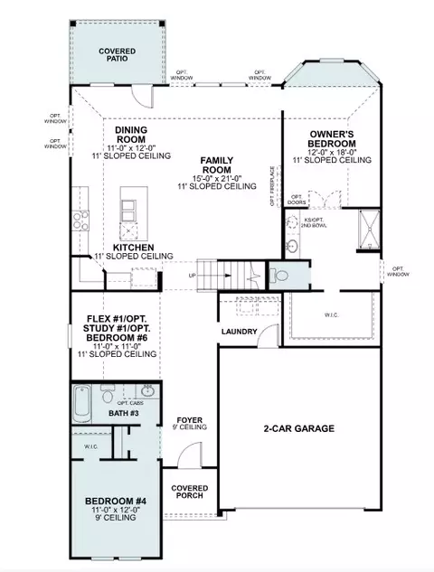 Floorplan - 1000 Stonehaven Ln, Crowley, TX 76036 photo 1 of 2