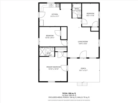 Floorplan - 620 Washington St, Mcgregor, TX 76657 photo 1 of 1