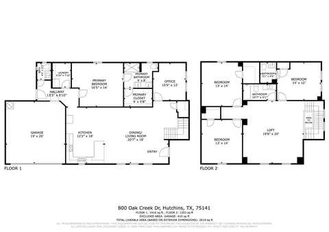 800 Oak Creek Dr, Hutchins, TX 75141