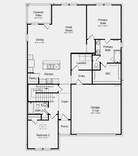 Floorplan - 2625 Glacier Rd, Anna, TX 75409 photo 1 of 2