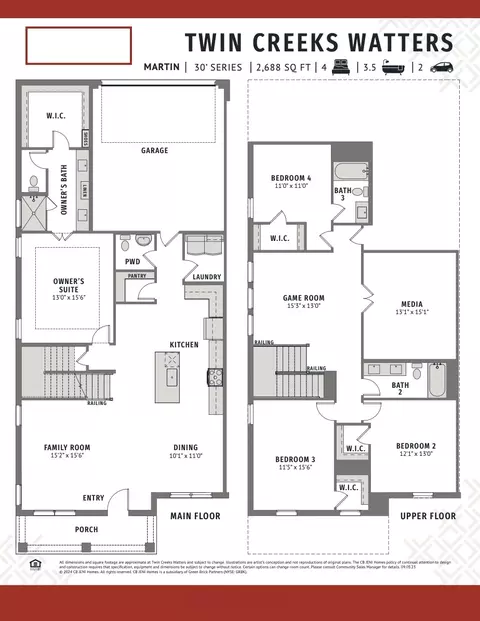 Floorplan - 1026 Splitrock Dr, Allen, TX 75013 photo 1 of 1