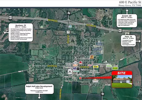 600 Pacific St E, Honey Grove, TX 75446