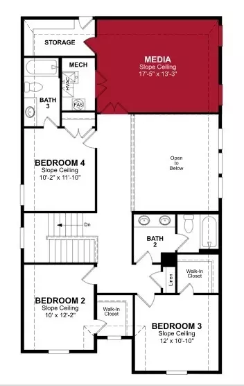 Floorplan - 326 Bluestem Dr, Euless, TX 76039 photo 2 of 2