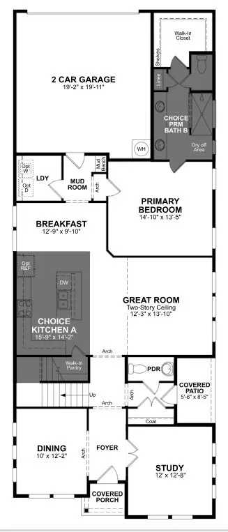 Floorplan - 326 Bluestem Dr, Euless, TX 76039 photo 1 of 2