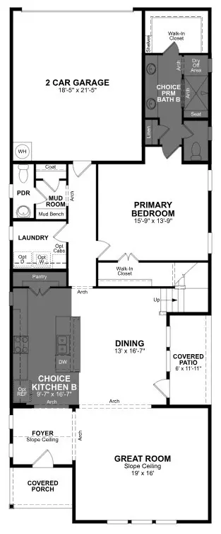 Floorplan - 406 Bluestem Dr, Euless, TX 76039 photo 1 of 2
