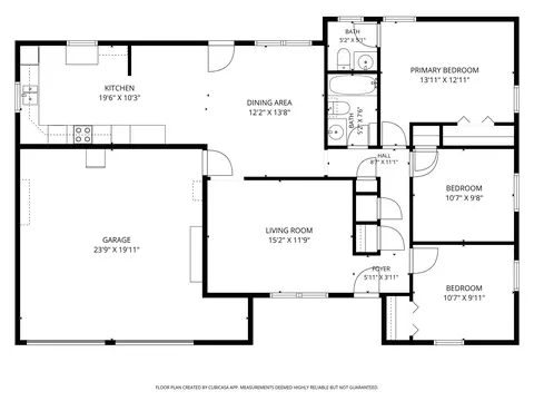 Floorplan - 801 Broadway Ave, Euless, TX 76040 photo 1 of 1