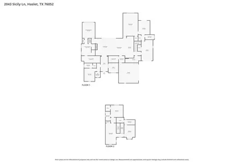 Floorplan - 2043 Sicily Ln, Haslet, TX 76052 photo 1 of 1