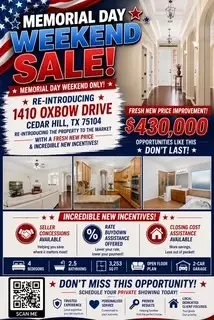 1410 Oxbow Dr, Cedar Hill, TX 75104
