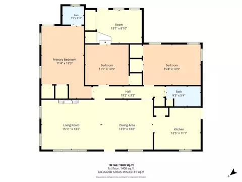 Floorplan - 3012 Mitchell Ave, Waco, TX 76708 photo 1 of 1
