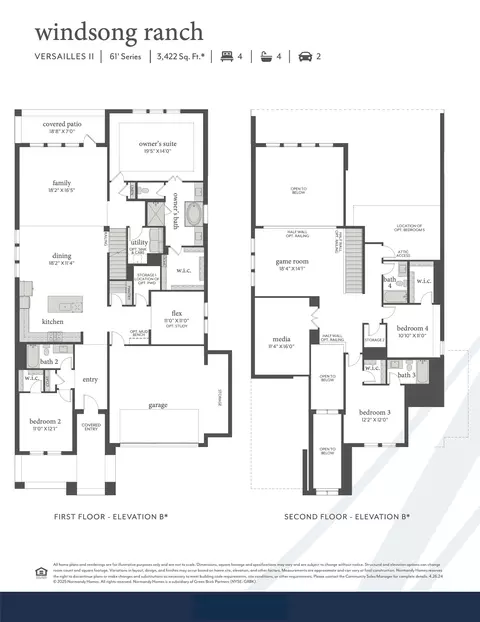 Floorplan - 1290 Chickadee St, Prosper, TX 75078 photo 1 of 2