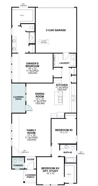 Floorplan - 9301 Rolling Meadow Way, Denton, TX 76207 photo 1 of 1