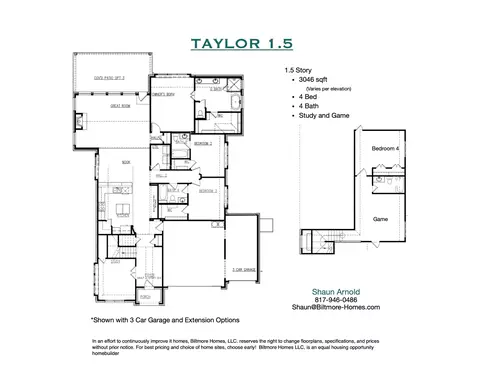 Floorplan - 452 Mcalpine, Springtown, TX 76082 photo 1 of 1