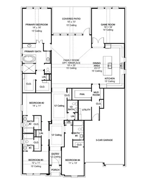Floorplan - 1816 Bistineau Ct, Celina, TX 75009 photo 1 of 1