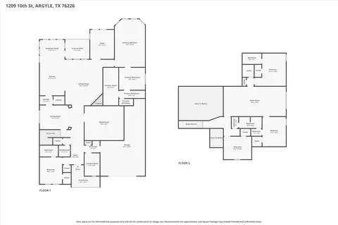 Floorplan - 1209 10th St, Argyle, TX 76226 photo 1 of 1