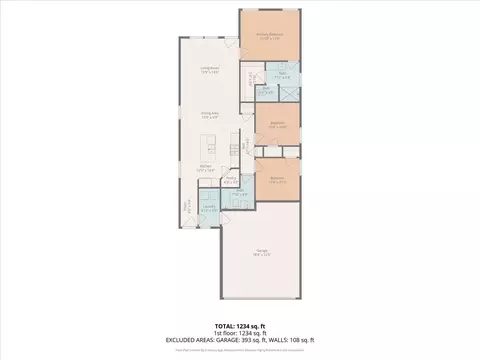 Floorplan - 136 Greengate Dr, Boyd, TX 76023 photo 1 of 1