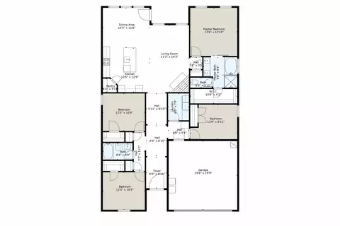 Floorplan - 300 Bronco Dr, Pilot Point, TX 76258 photo 1 of 1